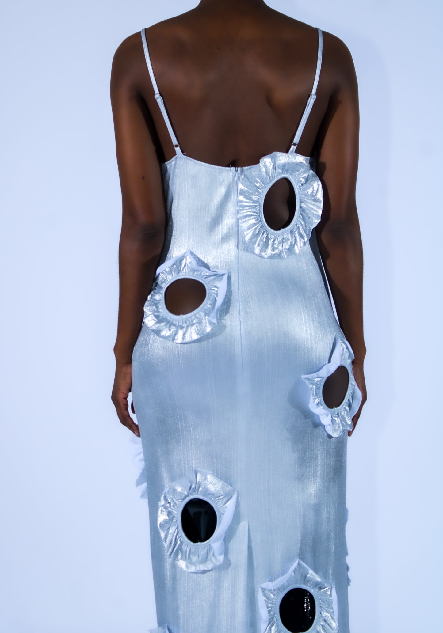 Fleurs Dress Silver