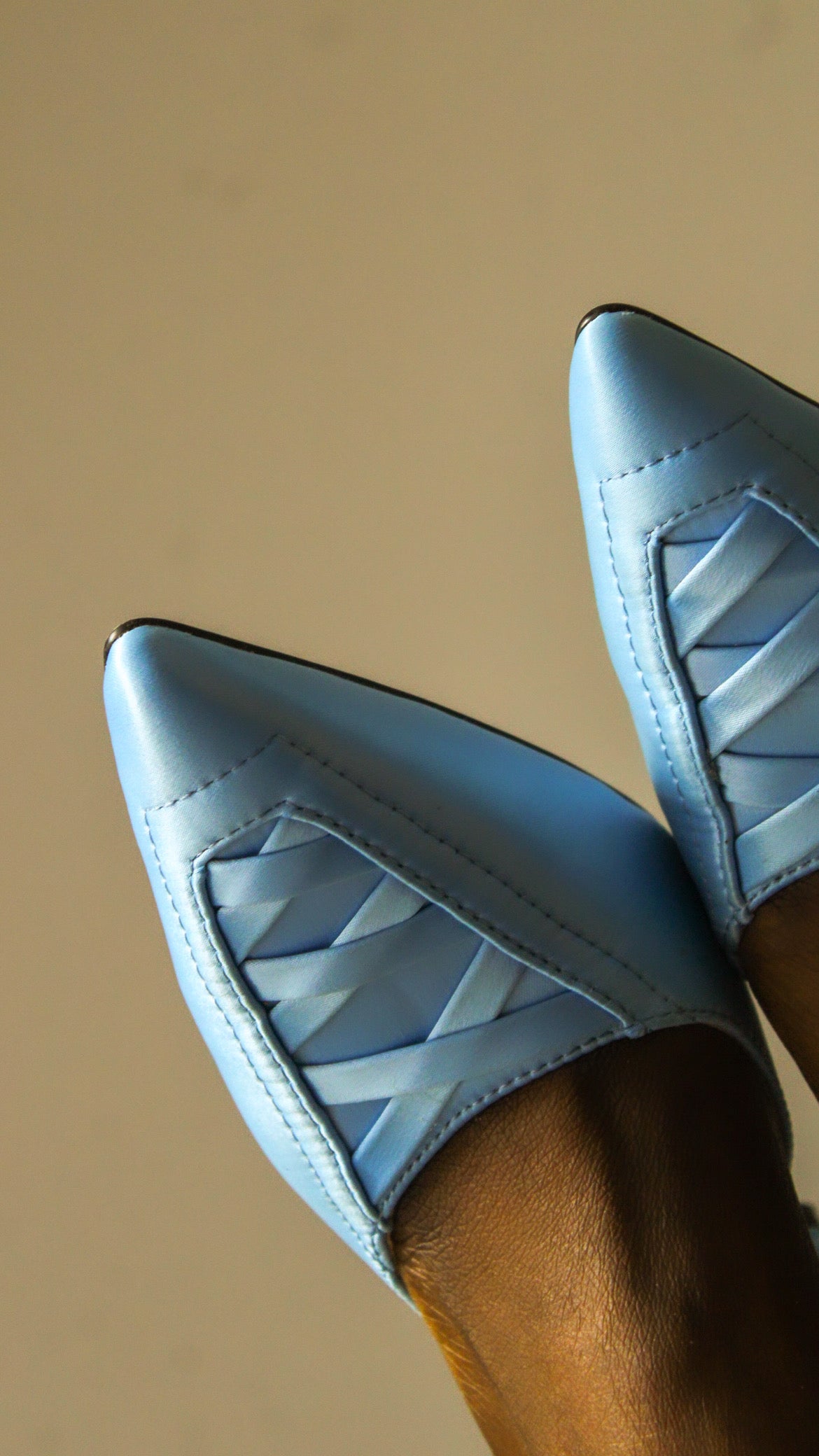 Corset Mule Powder Blue (Preorder)