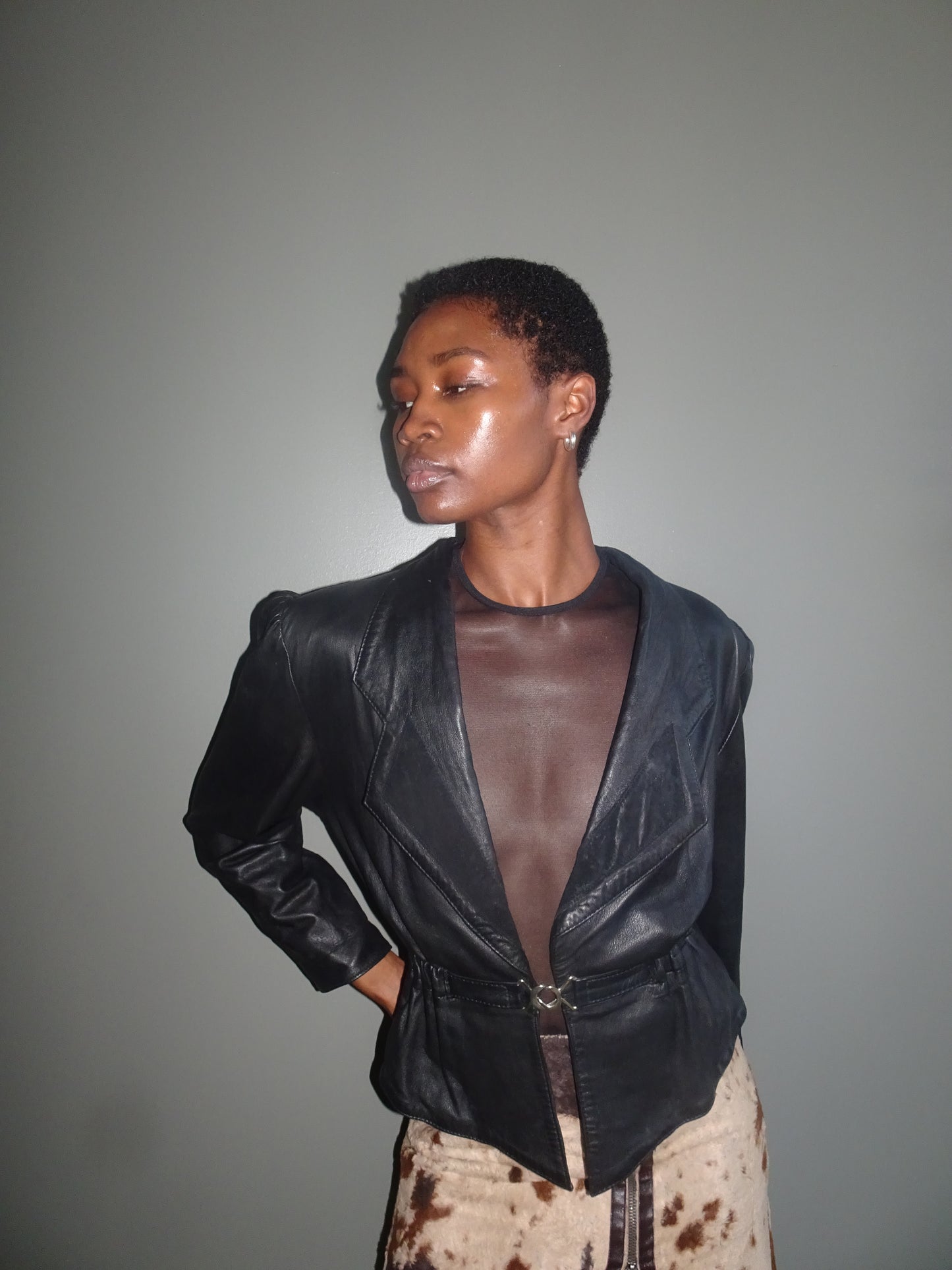 Madamette Curated Vintage Leather Jacket