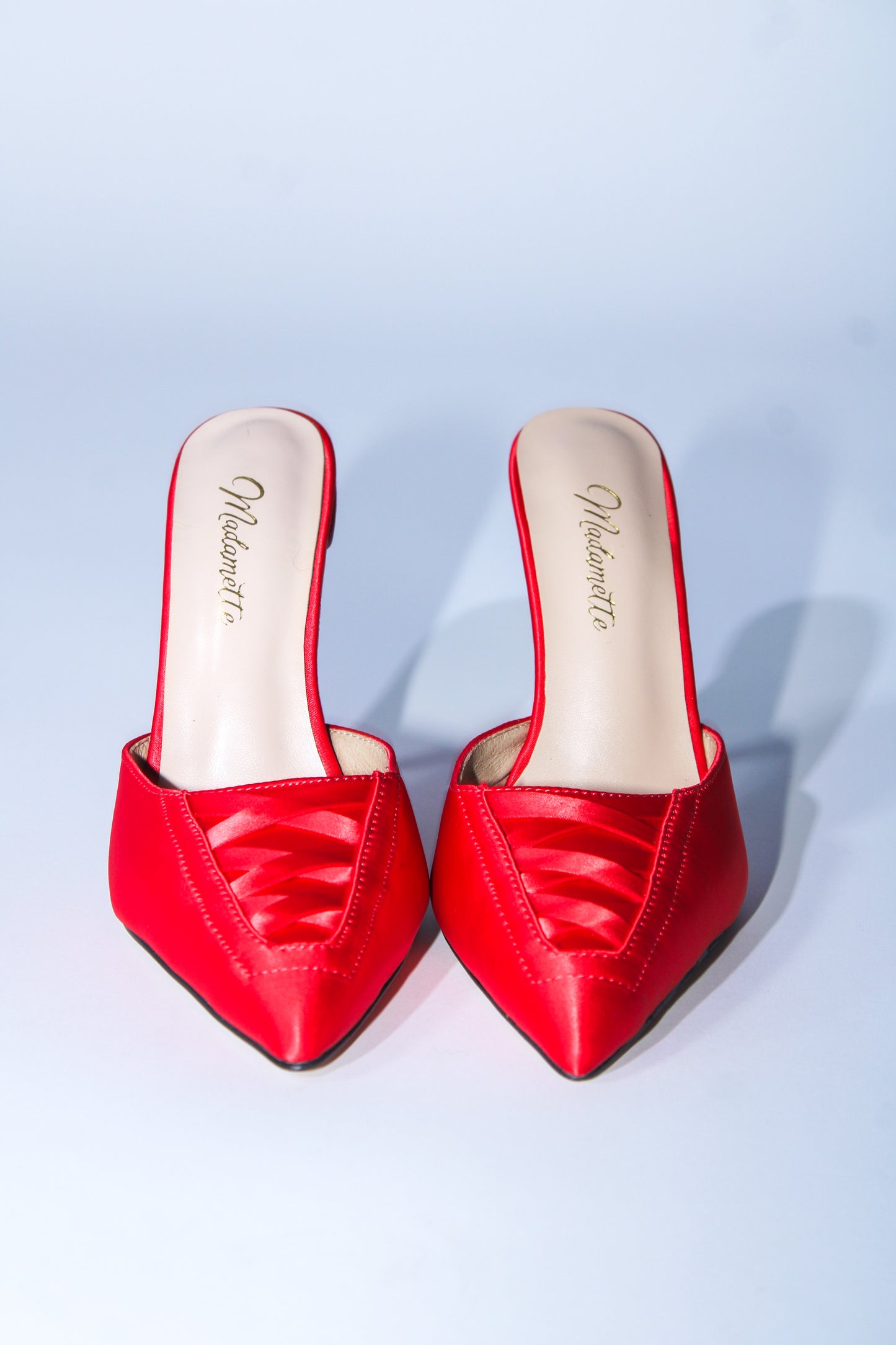 Corset Mules Rouge