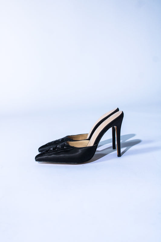 Corset Mules Noir (Preorder)